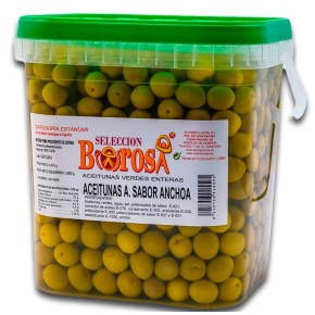 Aceituna Verde Manzanilla con Hueso 4.2 KG | Cash Borosa