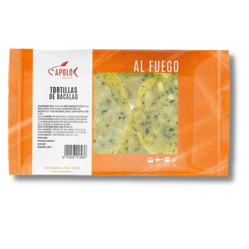 Tortilla Bacalao APOLO 300 Gr | Cash Borosa