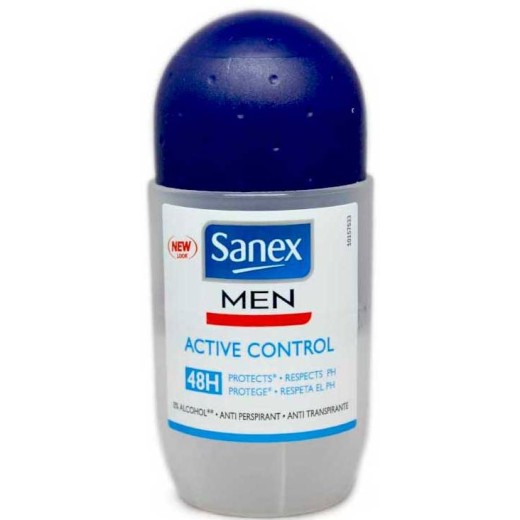Desodorante Roll-On SANEX  Men Active-Control 50 Ml | Cash Borosa