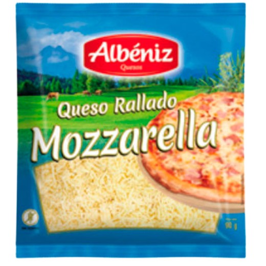 Queso Rallado Mozzarella 70%  + Queso 30% ALBENIZ 1 KG | Cash Borosa