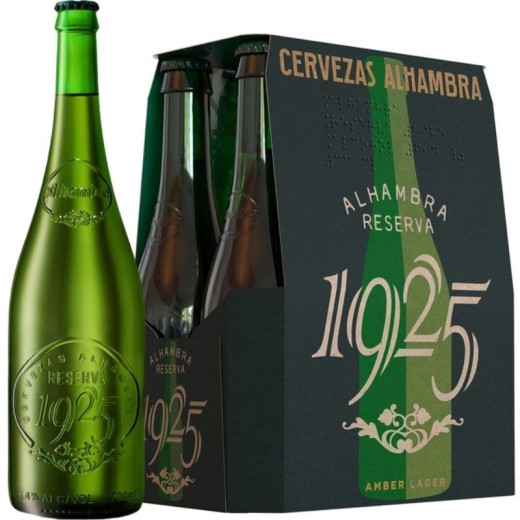 Cerveza Tercio ALHAMBRA 1925 Pack 6 UND X 33 CL | Cash Borosa