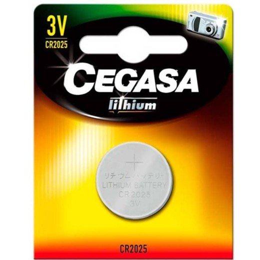 Pila CEGASA Boton V3 CR2025 BLISTER | Cash Borosa