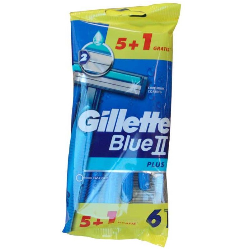 Maquinilla de Afeitar GILLETTE Blue II Pack 5 Plus | Cash Borosa