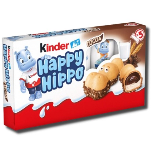 Barritas KINDER Happy Hippo Cacao Pack 5 und | Cash Borosa