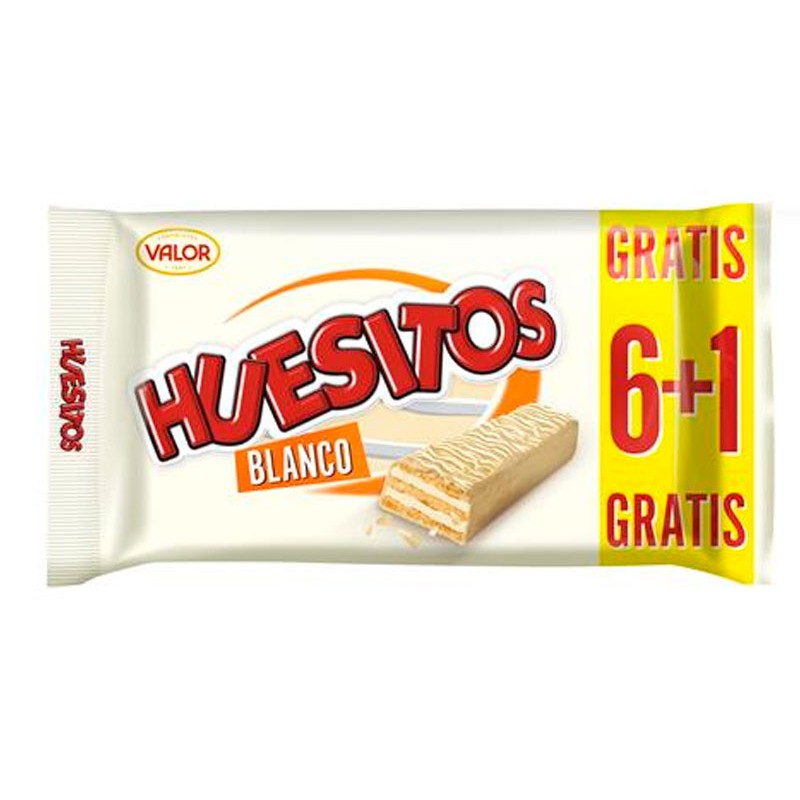 Barritas HUESITOS Chocolate Blanco Pack 6 und | Cash Borosa