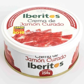 IBERITOS 250 Gr Crema Jamon Curado | Cash Borosa