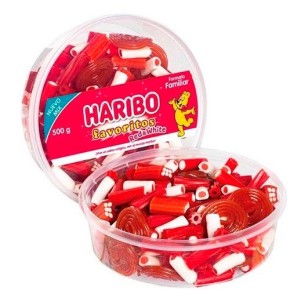 Gominolas HARIBO 90 GR Favoritos Red Mix | Cash Borosa