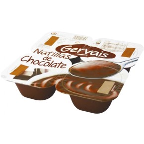 Natillas Chocolate GERVAIS X4