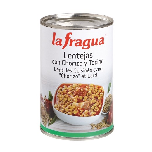 Lenteja Con Chorizo SEDA 1/2 kg | Cash Borosa