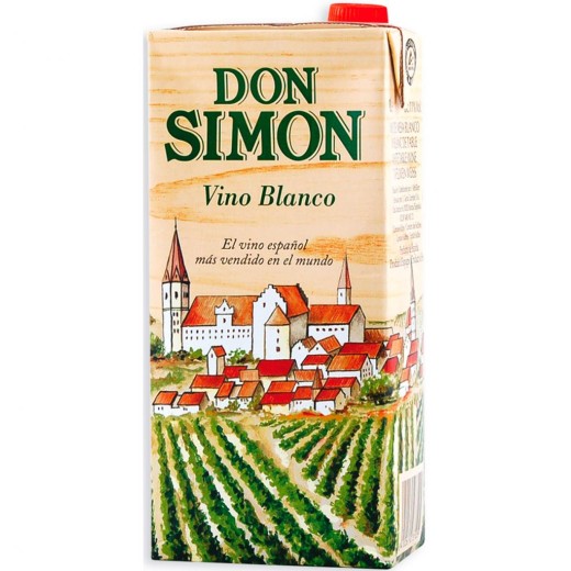 Vino Blanco Brick  DON SIMON 1 L | Cash Borosa