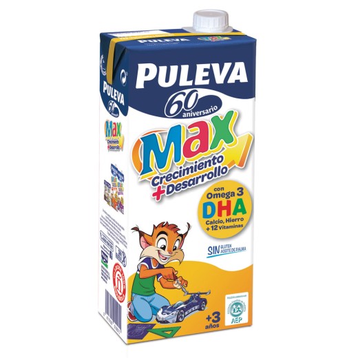 Leche de Crecimiento PULEVA MAX 1 L + 3 Años | Cash Borosa