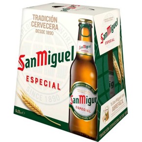 Cerveza Botellin SAN MIGUEL Pack 6 UND X 25 CL