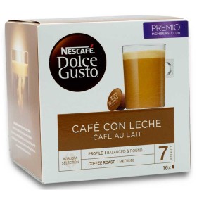 Capsulas Cafe NESCAFE Dolce Gusto Cafe con Leche
