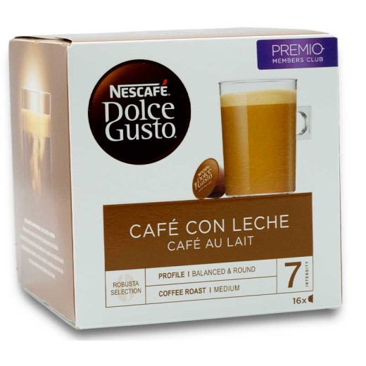 Capsulas Cafe NESCAFE Dolce Gusto Cafe con Leche | Cash Borosa
