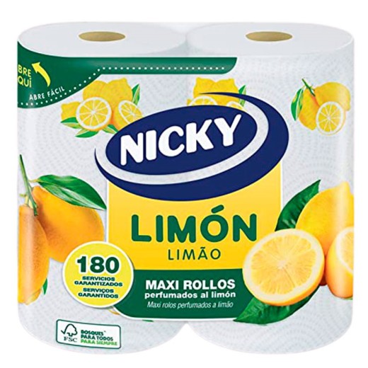Rollo Cocina NICKY Maxi Limon Pack 2 UND | Cash Borosa