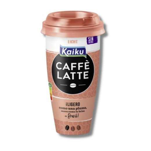 Cafe frio KAIKU Latte Light Sin Lactosa 230 ML | Cash Borosa