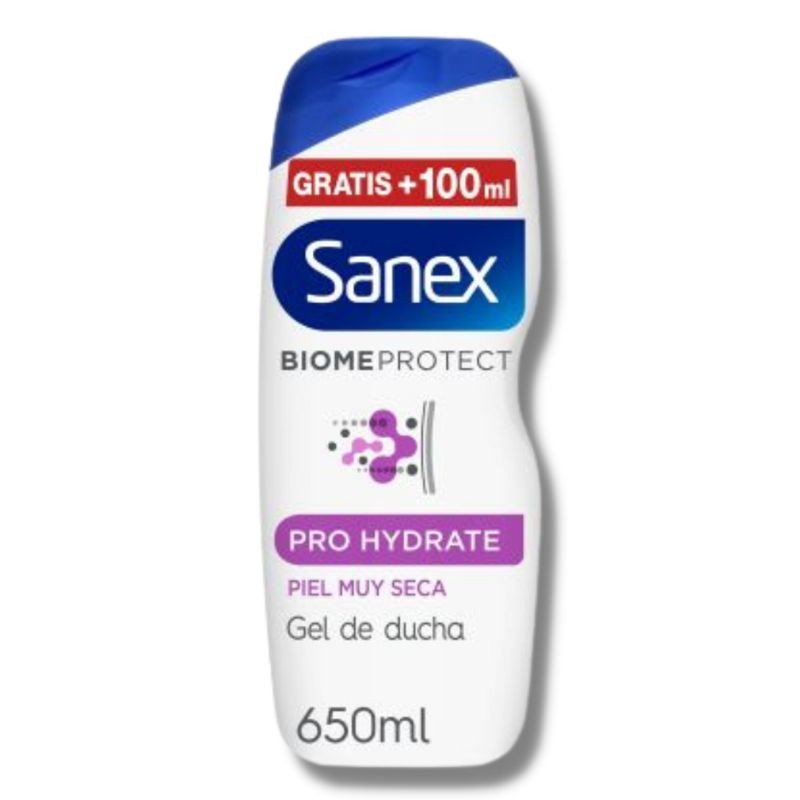 Gel de Baño SANEX Dermo Pro Hidrate Piel Seca 600 ML | Cash Borosa