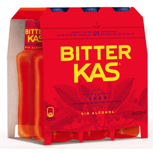 Bitter Kas Pack 6 UND x 20 CL | Cash Borosa