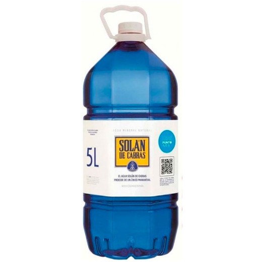 Agua Mineral SOLAN DE CABRAS 5 L | Cash Borosa