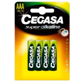 Pila Recargable CEGASA Super Alc Lr03 AAA Bl 4 | Cash Borosa