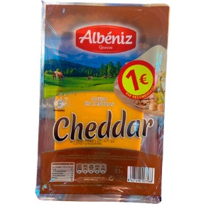 Queso Lonchas Cheddar ALBENIZ 65 GR 1 €