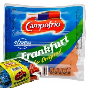 Salchichas Frankfurt CAMPOFRIO Pack 4 UND