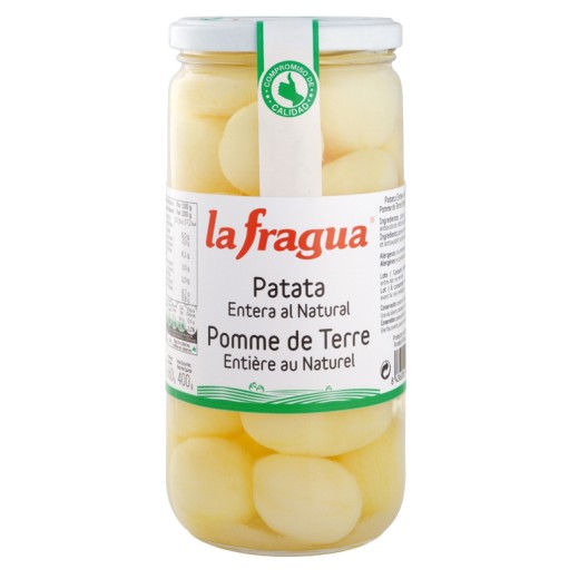 Patata Entera Al Natural Tarro 660Gr | Cash Borosa