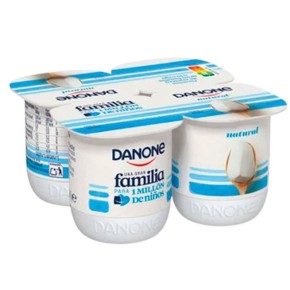 Yogur Natural Azucarado DANONE X4 | Cash Borosa