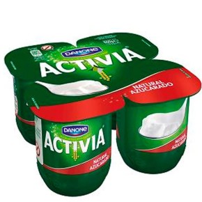 Yogur Natural Azucarado ACTIVIA X4 | Cash Borosa