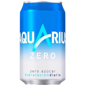 Bebida Isotonica Limon AQUARIUS Zero Lata 33 CL