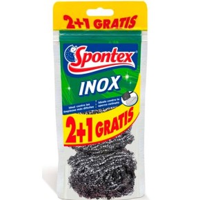 Estropajo Inox con Esponja Pack 2 UND | Cash Borosa