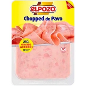 Chopped De Pavo Lonchas ELPOZO 2 € 225 GR