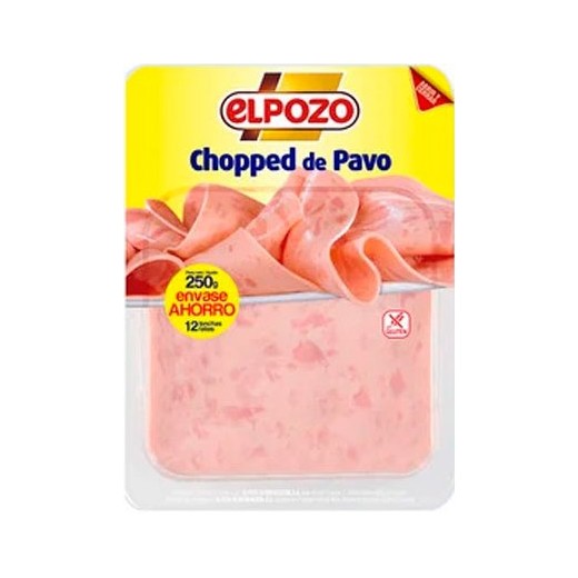 Chopped De Pavo Lonchas ELPOZO 2 € 225 GR | Cash Borosa