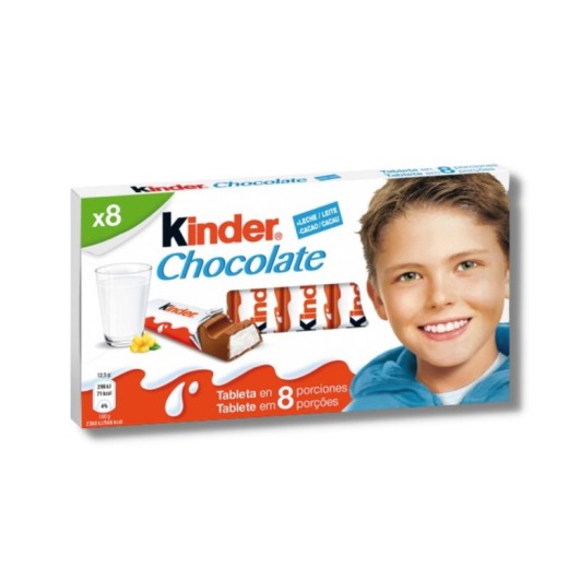 Barritas KINDER 8 Porciones 100 Gr | Cash Borosa