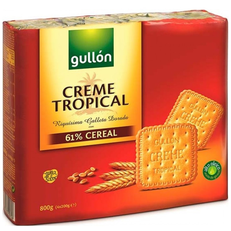 Galleta Creme Tropical GULLON  800 GR | Cash Borosa
