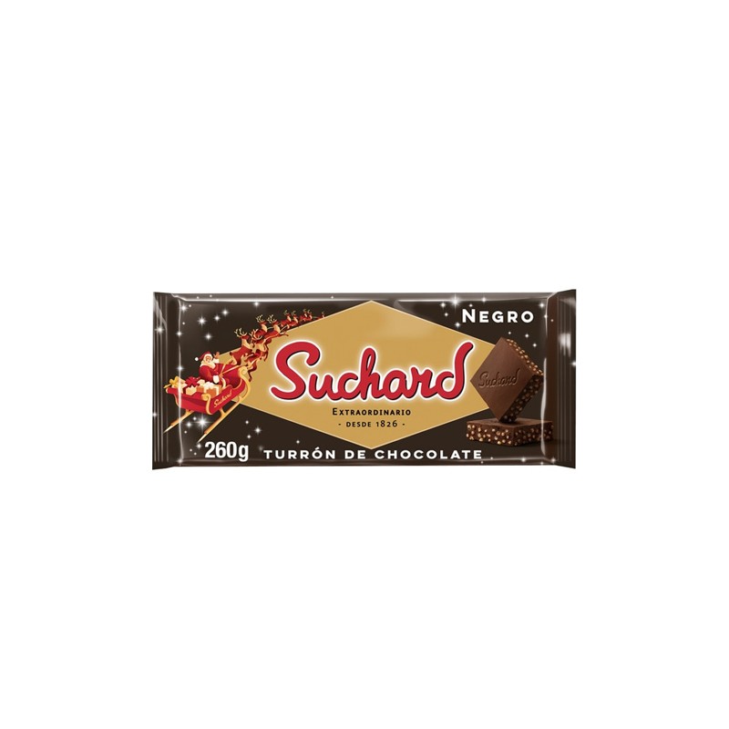 Turron SUCHARD Chocolate Negro 230Gr | Cash Borosa