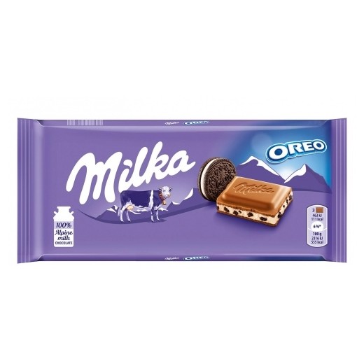 Chocolate MILKA Relleno de  Oreo  100 GR | Cash Borosa