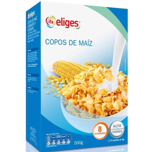 Cereales IFA Copos de Maiz 500 Gr | Cash Borosa