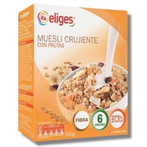 Cereales Muesli Crujiente con Frutos Secos ALTEZA 500 GR | Cash Borosa