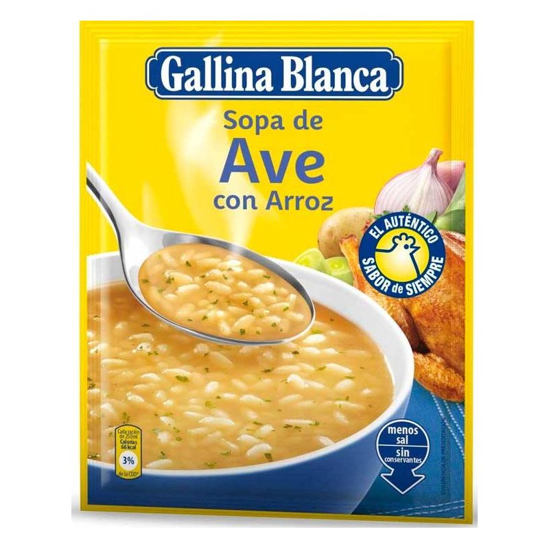 Sopa Ave Arroz Gallina  Blanca | Cash Borosa