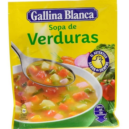 Sopa Verduras  GALLINA BLANCA | Cash Borosa
