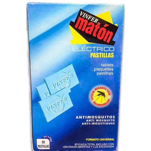Insecticida Recambio Pastillas  MATON 30 Und | Cash Borosa