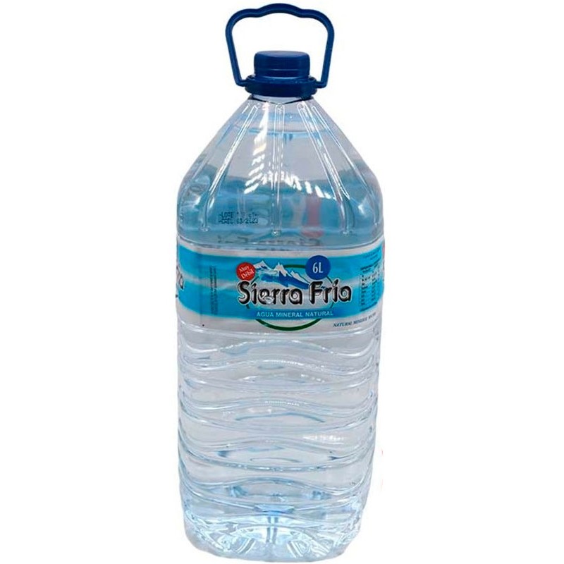 Agua Mineral SIERRA FRIA Garrafa 6 L | Cash Borosa