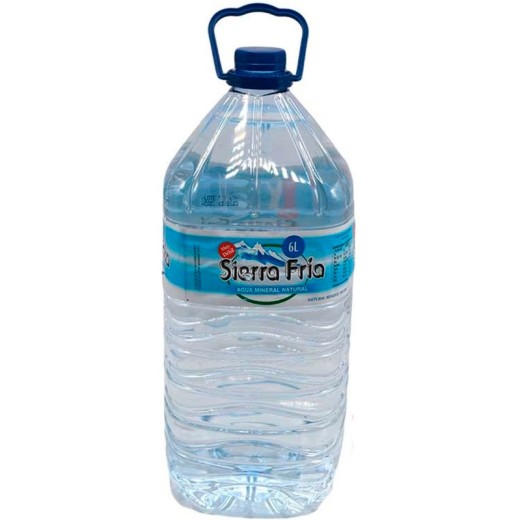 Agua Mineral SIERRA FRIA Garrafa 6 L | Cash Borosa