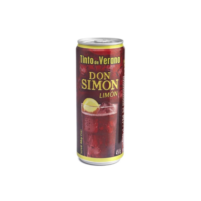 Tinto de Verano DON SIMON Lata Limon 33 CL | Cash Borosa