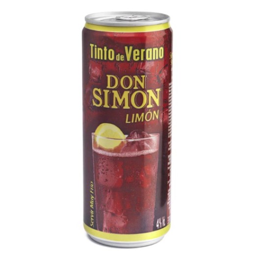 Tinto de Verano DON SIMON Lata Limon 33 CL | Cash Borosa