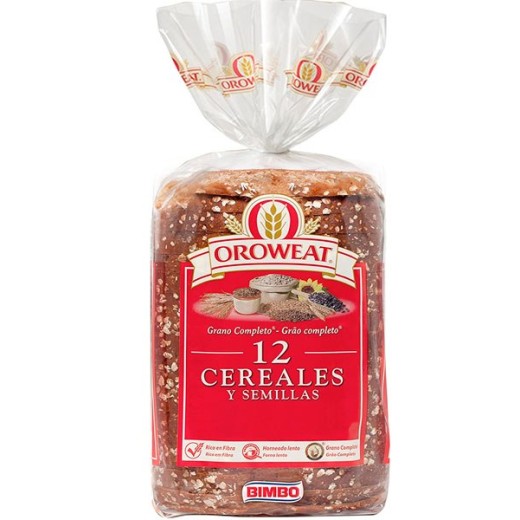Pan Molde Oroweat BIMBO 12 Cereales 550 GR | Cash Borosa