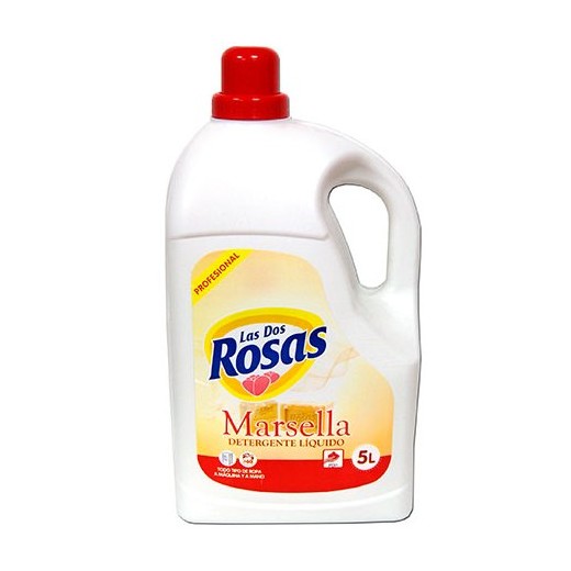Detergente Ropa 2 Rosas Marsella  5 L 60 Dosis | Cash Borosa