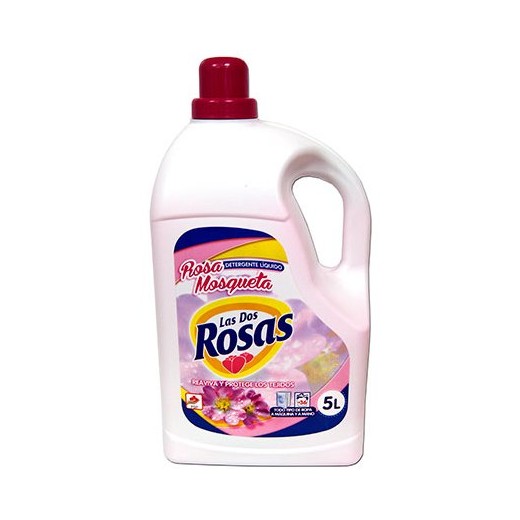 Detergente Ropa 2 Rosas Rosa Mosqueta 5 L  60 Dosis | Cash Borosa