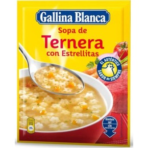 Sopa Pollo Con Fideos GALLINA BLANCA Pack 2+1 UND | Cash Borosa